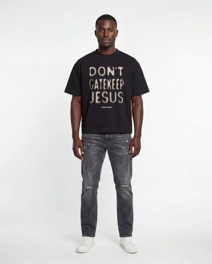 Don't Gatekeep Jesus Boxy Tee
